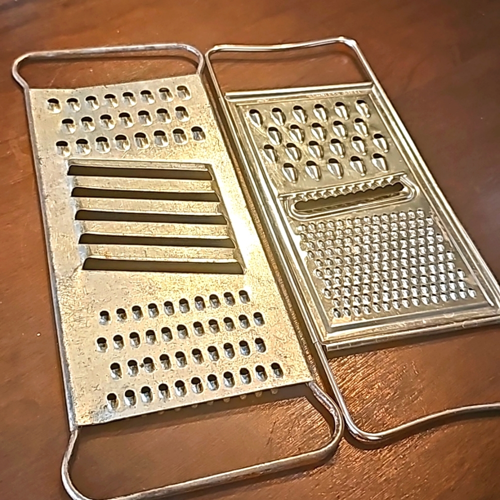 4 for $25! Set of 2 Vintage Graters